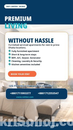 Luxury Serviced Apartments - Bashundhara R/A